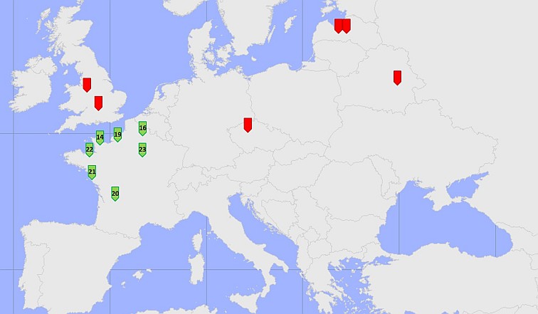 Anlagen in Europa